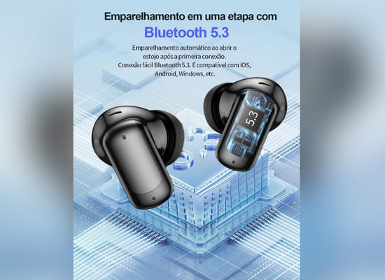 Fones de Ouvido Esportivos IPX5 À Prova D'Água