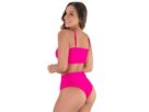 Biquini MVB Modas Top Faixa Hot Pants Cintura Alta